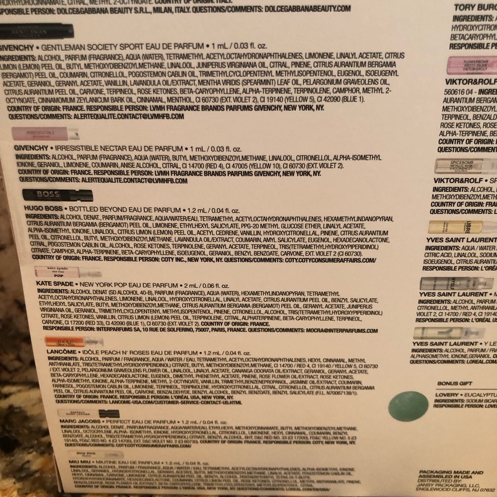 Macy’s 20pc Scent Discovery Set For Him and Her Sample Gift Set Kit - Picture 4 of 6